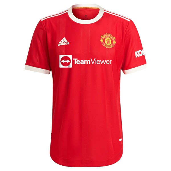 Heimtrikot Manchester United 2021-2022 Rote Günstige Fußballtrikots